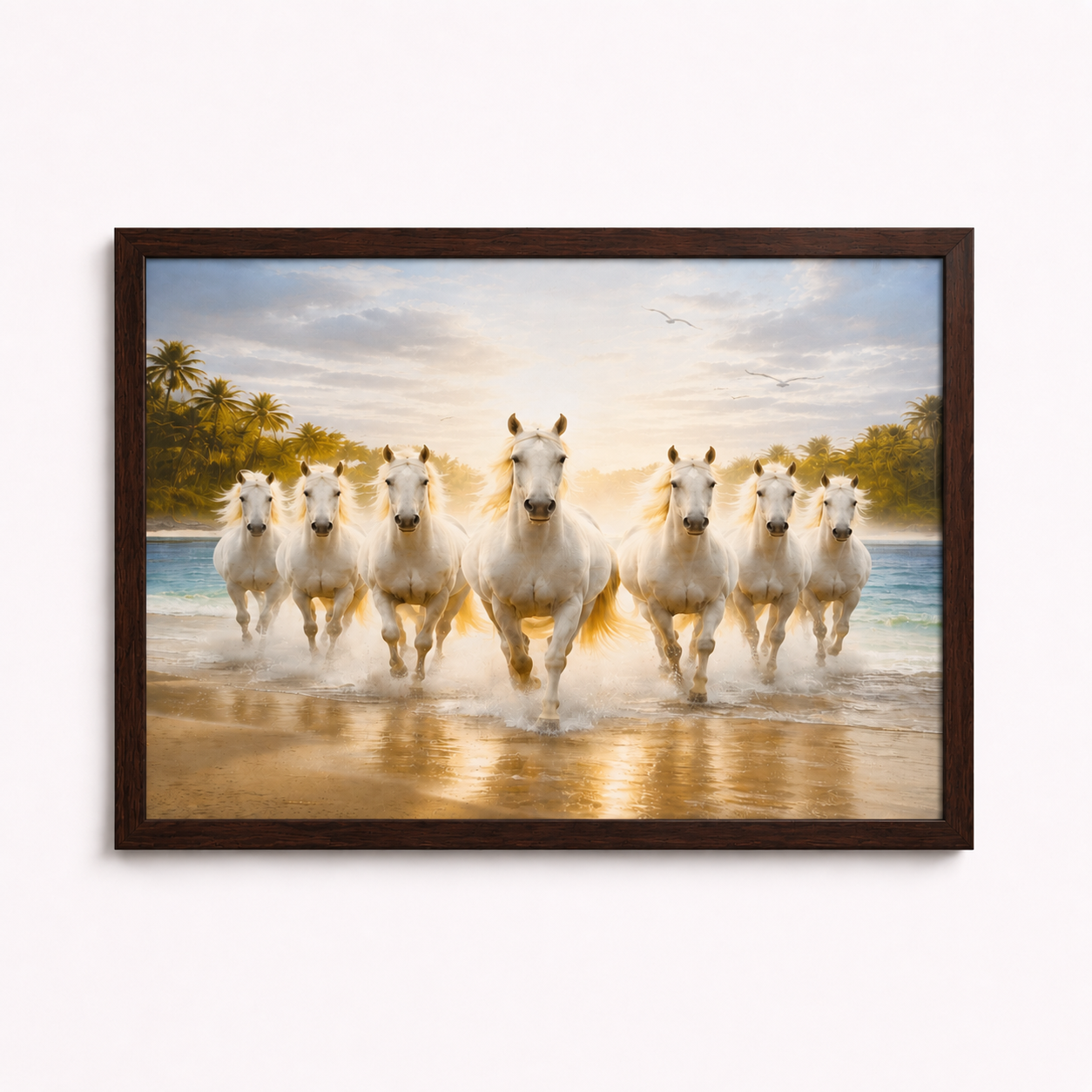 Seven at the Golden Hour Framed Printed Artwork