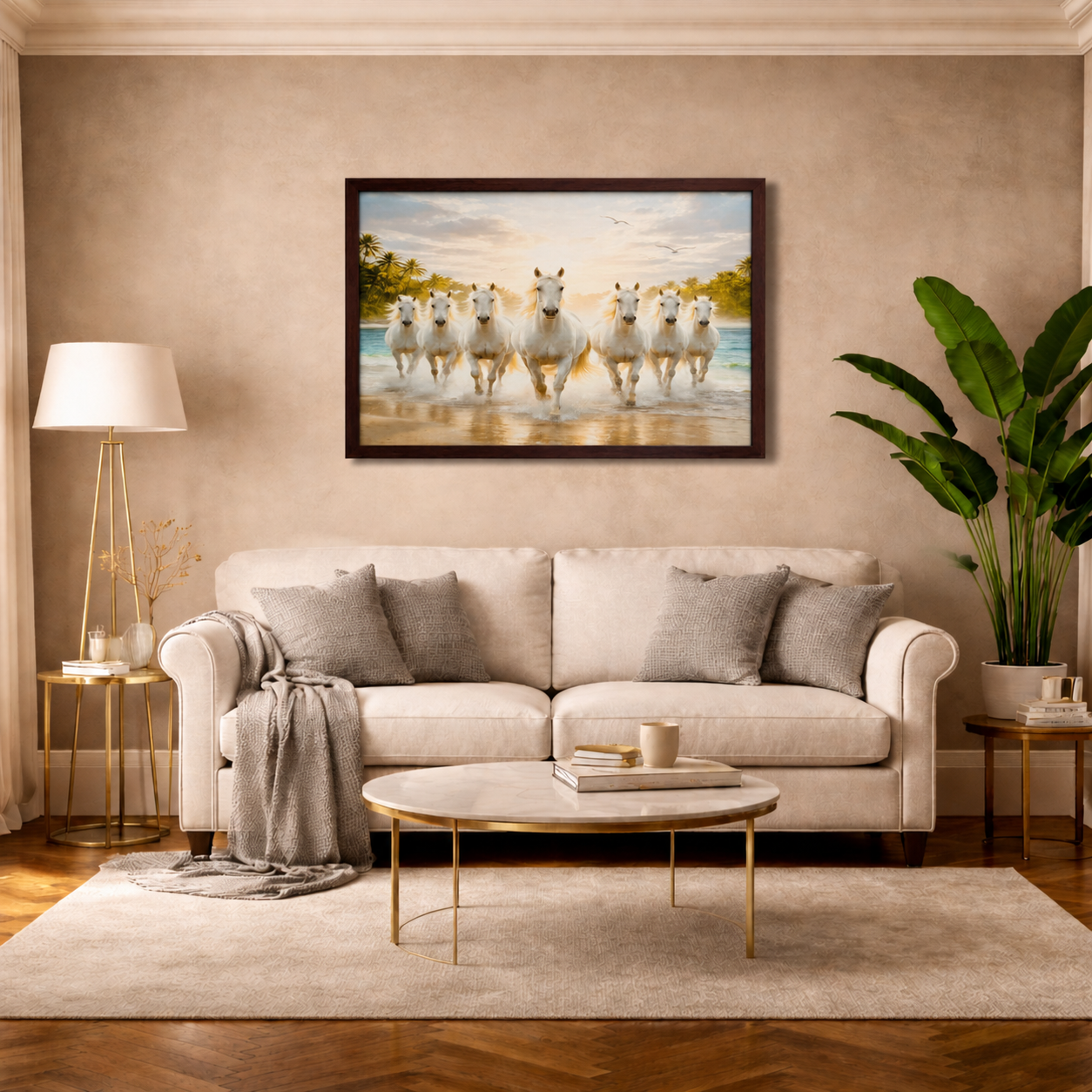 Seven at the Golden Hour Framed Printed Artwork