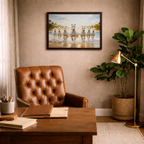 Seven at the Golden Hour Framed Printed Artwork