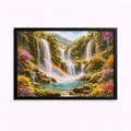 The Grand Cascade Framed Digital Print on MDF