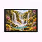 The Grand Cascade Framed Digital Print on MDF