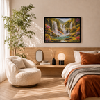 The Grand Cascade Framed Digital Print on MDF