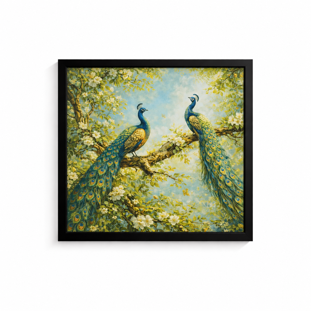 Two Crowns in the Garden Framed Wall Art
