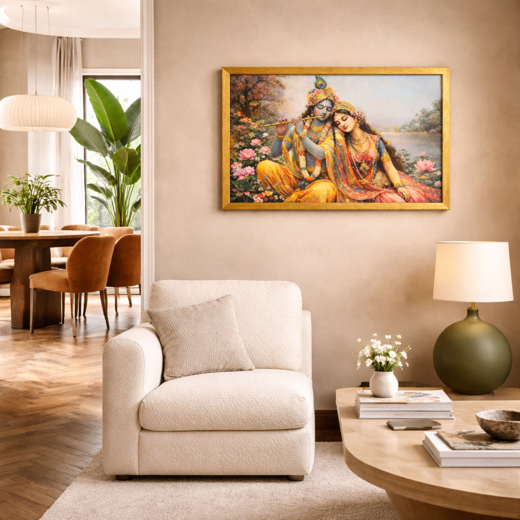 Divine Harmony Framed Printed Wall Painting