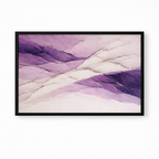 Veins of Violet Calm Framed Wall Art