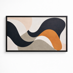 Rhythm in Earth & Shadow Framed Printed Artwork