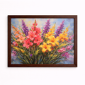 The Bold Bloom Framed Digital Print on MDF