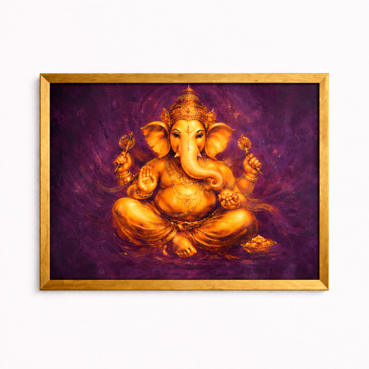 Cast in Gold, Seated in Grace Framed Wall Decor