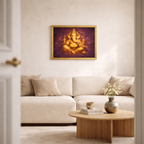 Cast in Gold, Seated in Grace Framed Wall Decor