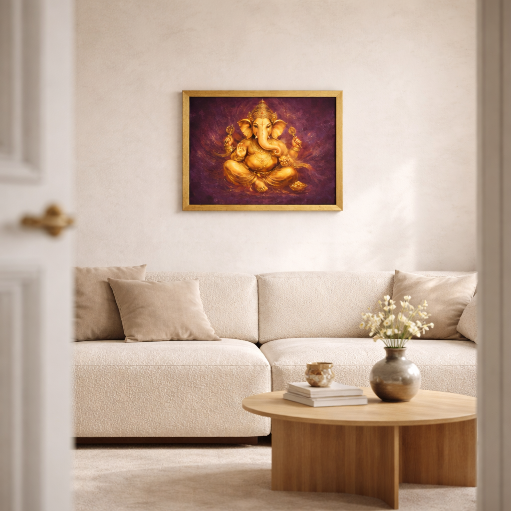 Cast in Gold, Seated in Grace Framed Wall Decor