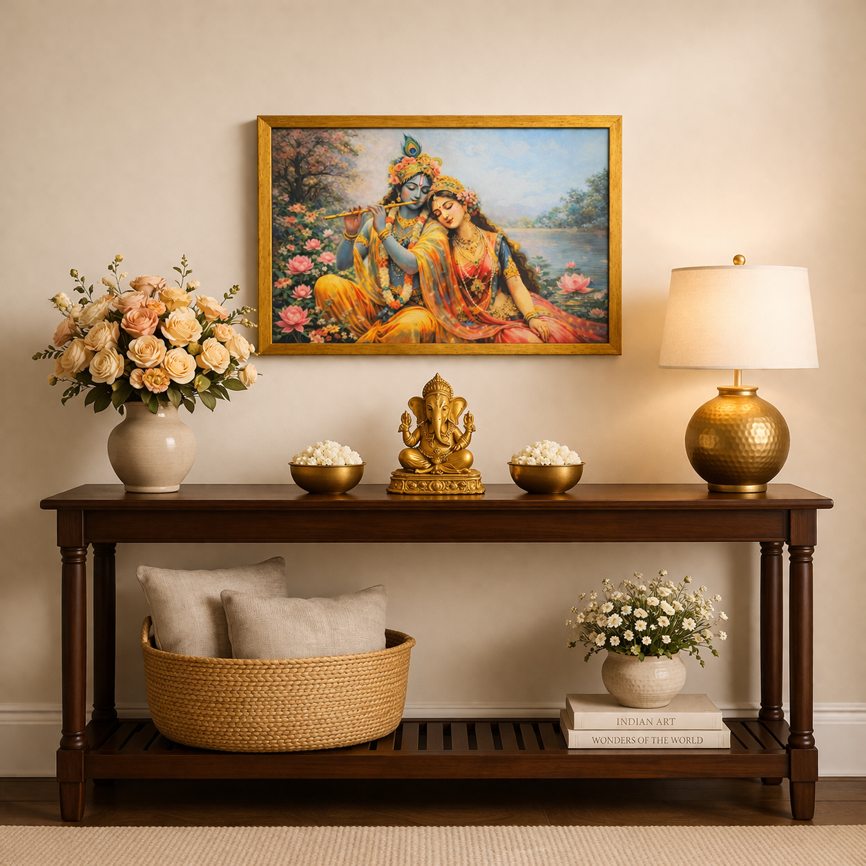Divine Harmony Framed Printed Wall Painting