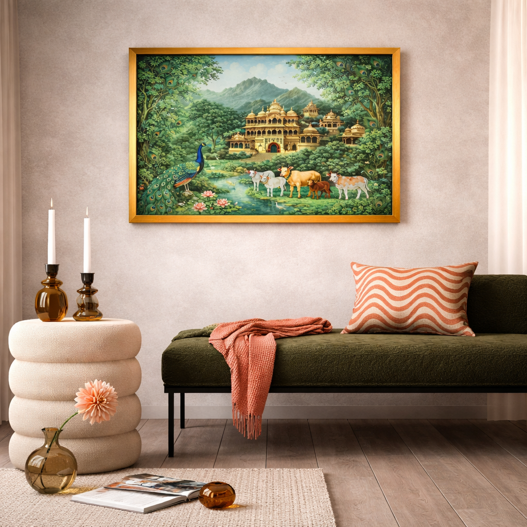 Sanctuary of Sacred Harmony Framed Printed Artwork